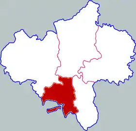 Localisation de Lóngdé Xiàn