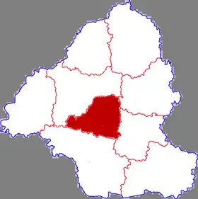 Localisation de Dìngtáo Xiàn