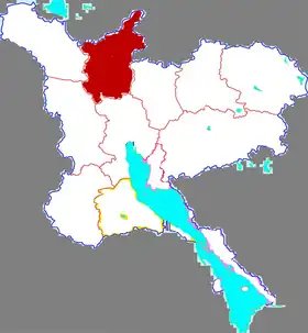 Localisation de Wénshàng Xiàn