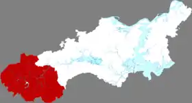 Localisation de Xiūshuǐ Xiàn