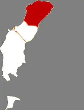 Localisation de Wū'ěrhé Qū (Orku Rayoni)