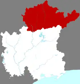 Localisation de Xìnyí