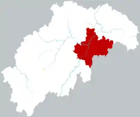 Localisation de Shàoyáng Xiàn