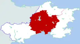 Localisation de Wéndēng