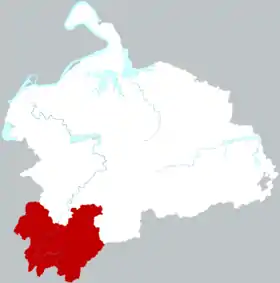 Localisation de Tōngchéng Xiàn