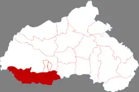 Localisation de Shāhé