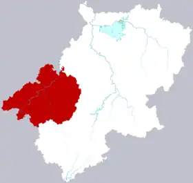 Localisation de Jīng Xiàn