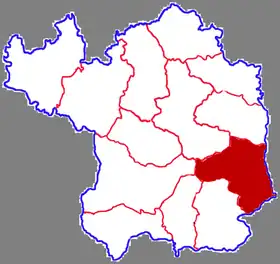 Localisation de Yíchuān Xiàn