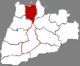 Localisation de Jìshān Xiàn