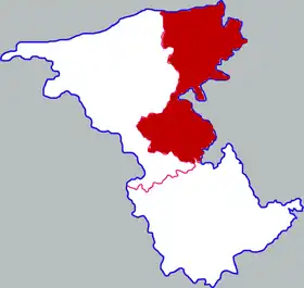 Localisation de Zhōngníng Xiàn