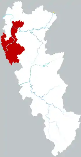 Localisation de Zhūzhōu Xiàn