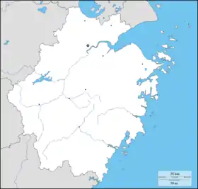 Voir sur la carte administrative du Zhejiang