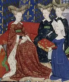 Christine de Pizan avec Isabelle de Bavière, reine de France.