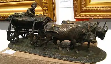 Tchoumak sur un chariot.