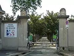 Entrée de l'ancien cimetière.