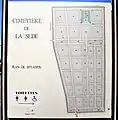 Plan du cimetière.