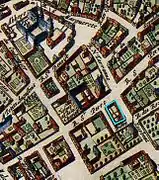 Sur un plan de 1657.