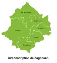 Carte de la circonscription.
