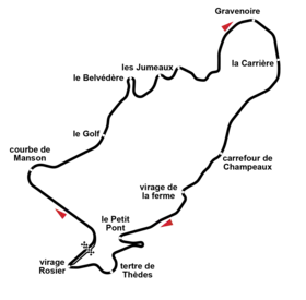 Le circuit originel de 8,055 km.