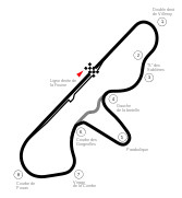 Illustration du circuit de Dijon-Prenois.