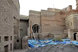 La citadelle, pendant les travaux de restauration de 2014.