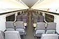 Aménagement standard dans la 800 002 avant de recevoir les couleurs de GWR.