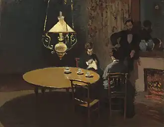Claude MonetIntérieur, Après dîner (chez les Sisley) (1868)Washington, National Gallery of Art