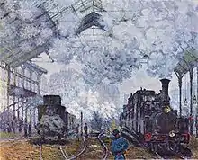 Gare Saint-Lazare, 1877