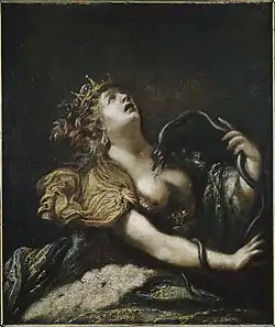 Cléopâtre se donnant la mort (vers 1640-1650), Rennes, musée des beaux-arts.