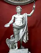 Claude en Jupiter. 41 EC. Marbre, H. 2,54 m. Musée Pio-Clementino