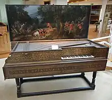 Combiné clavecin-virginal,Ioannes Ruckers, non daté