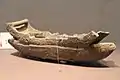Reproduction d'un bateau. Terre cuite. L. 25,6 cm. Daegu. Trois Royaumes, IIIe – VIe siècle. Musée National de Daegu.