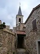 Le clocher et son escalier.