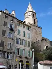 Clocher de l'Église Notre-Dame-des-Accoules (XIVe siècle).