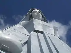 Détail de la statue