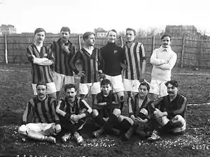 Photo d'une équipe de football