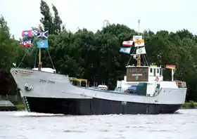 Le Jan-Dirk sur le canal de Kiev