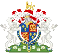 Armes du royaume d'Angleterre de 1461 à 1470.