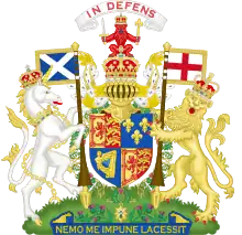 Variante écossaise des armoiries britanniques (1707-1714)