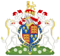 Armes du royaume d'Angleterre de 1483 à 1485.