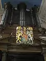 Orgue et armoiries royales