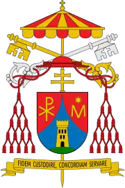 Armoiries du camerlingue Bertone pendant la vacance