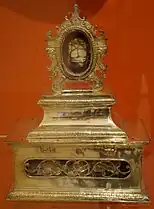 Coffret reliquaire Gibrien (XVIIe siècle).