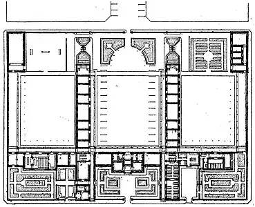 Plan du rez-de-chaussée du collège Carnot.