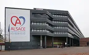 Hôtel de la collectivité européenne d’Alsace de Strasbourg.