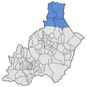 Localisation de Comarque de los Vélez