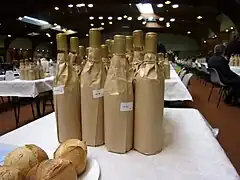 échantillons préparés pour la dégustation