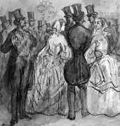 Au foyer du théatre, Baltimore, Walters Art Museum.