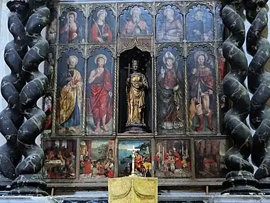 L'église Sainte-Marie-Madeleine : retable attribué à François Bréa.