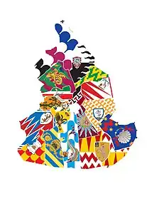 Contrade et ses drapeaux